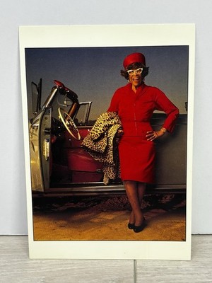 ORIGINAL 4x6 POSTCARD - ELLA FITZGERALD QUEEN OF JAZZ 1988 Annie Leibovitz