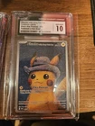 Pikachu with Grey Felt Hat (Pokemon x Van Gogh collaboration) CGC 10 Gem Mint