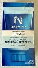 Nervive Pain Relieving Cream 3Oz Max Strength Fast Acting Relief 04/2027