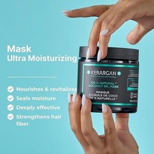 Kerargan - Mascarilla capilar hidratante con aceite de coco - Tratamiento intensivo