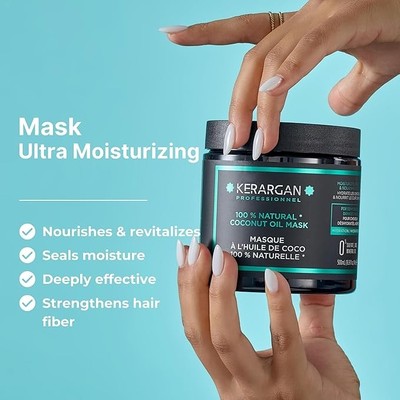Kerargan - Moisturizing Coconut Oil Hair Mask - Intensive Treatment