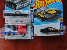 Hot Wheels Screen Time Optimus Prime Transform KITT El Camino Stocking Stuffers