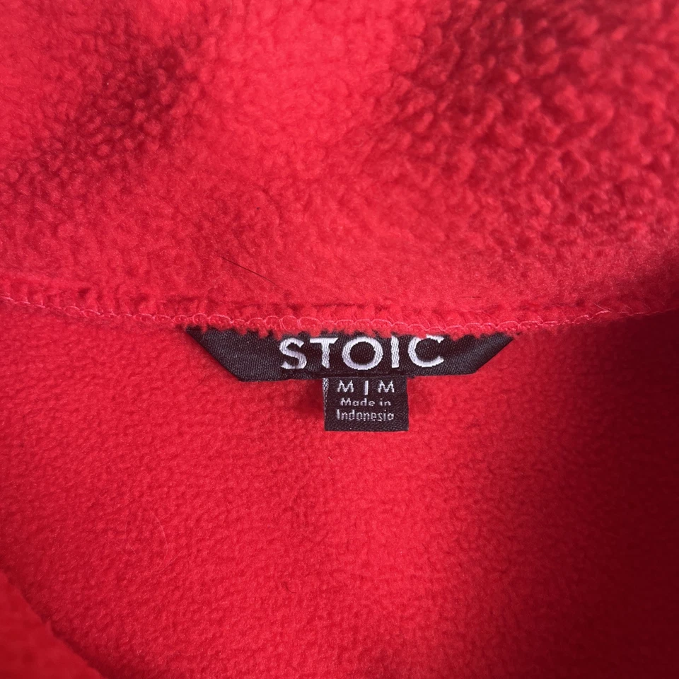 Chaqueta Sherpa Estoica Cremallera Completa Polar Para Hombres M Bolsillos con Cremallera Elastizada Exterior-USADA EN EXCELENTE ESTADO Foto 3 de 4