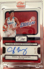 /25 Angel McCoughtry Panini 2025 One and One WNBA Dream Team Titans Auto