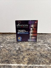 Imation 3.5" Floppy Disks Diskettes 10 Pack IBM Formatted 1.44MB 2HD New Sealed