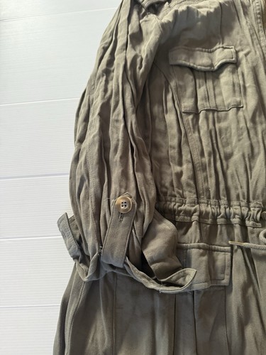 Autograph Size 18 Khaki Green Drawstring Waist Military Army Utility Jacket - Picture 4 of 11