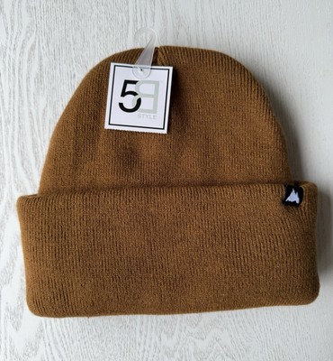 Men's Headwear Seaward Warm Beanie Brown One Size Brand New Mountain Toboggan