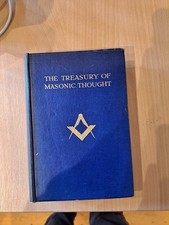 The Treasury Of Masonic Thought Hardback Vintage Book
