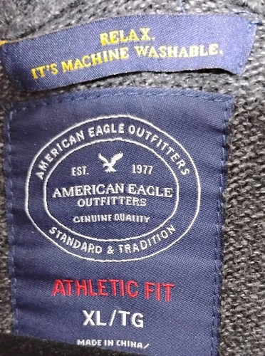 American Eagle Outfitters Henley Sweater Set of 2 Men’s XL Athletic Fit Casual - Picture 8 of 10