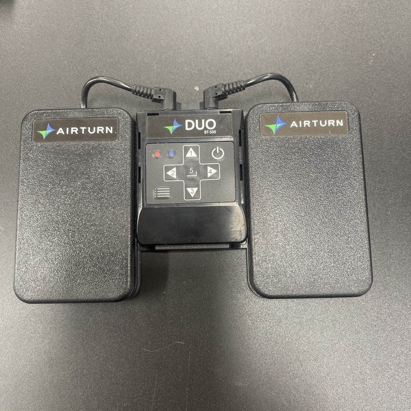 AirTurn DUO 500  Bluetooth Page Turner Pedal  Silent Foot-switch  BT-500 #ATFS-2