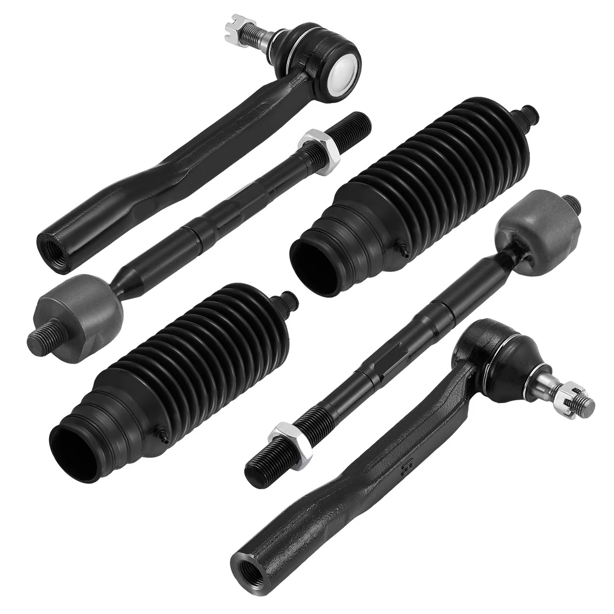 Kit De Barra Estabilizadora Delantera, Extremos De Barra De Dirección Y Fuelle Para Toyota Sienna 2004-2010 - 8 Piezas, Ajustable