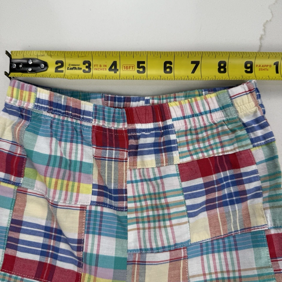 Kelly's Kids Patchwork Plaid Big Ruffle Bell Bottom Pants Girls 4-5 - Image 2 of 4