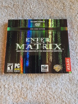 Enter The Matrix PC DVD-ROM Game-Atari/Warner Bros-Rated T.