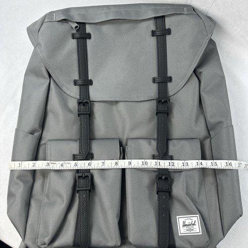 NEW Herschel Supply Co Buckingham Grey Large 33L Rucksack School Backpack-NWT - Picture 11 of 12