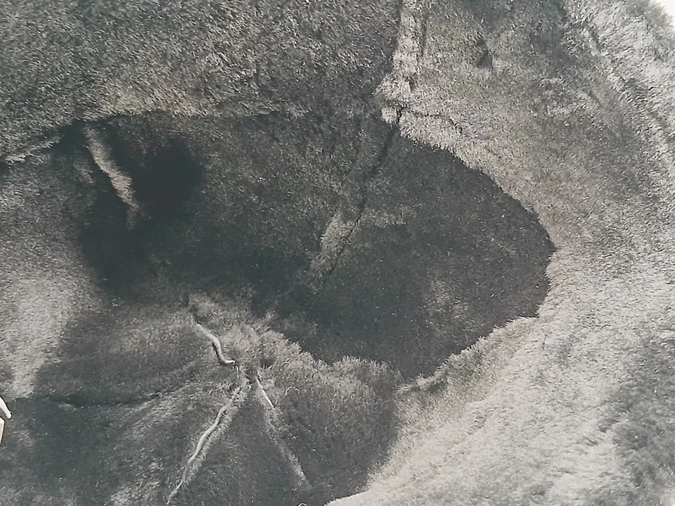 Sombrero de cubo negro de piel de oveja UGG Australia O/S - piel de oveja genuina Foto 3 de 4