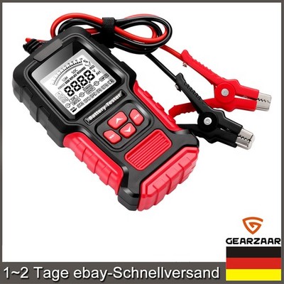 Auto Batterietester 12V/24V Batteriemessgerät 100-2000 CCA 12V 24V 100-2000 CCA