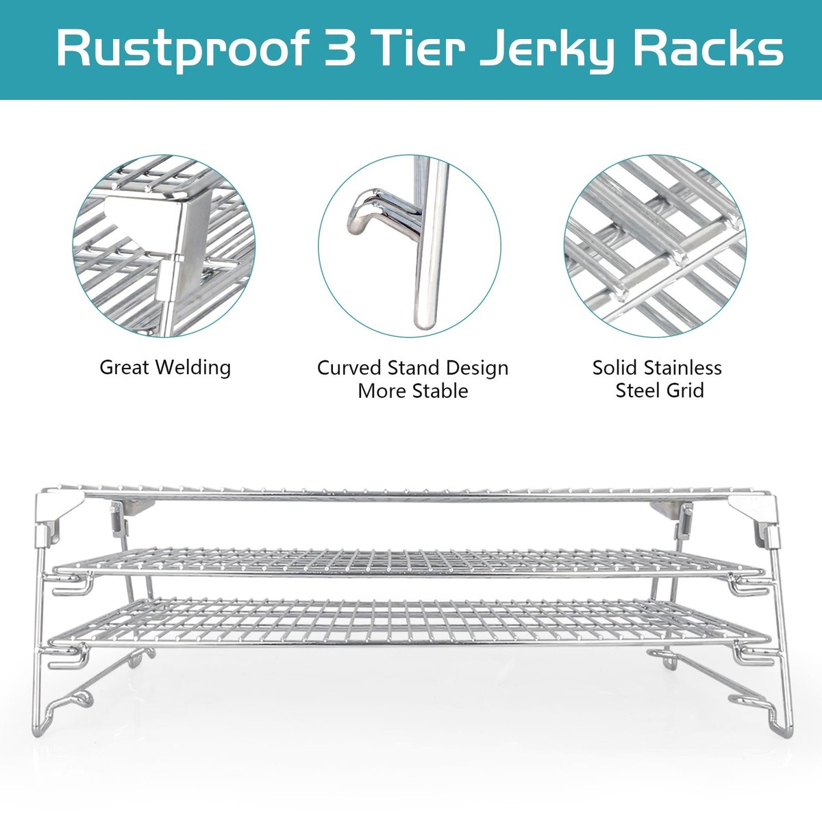 Jerky Racks for Traeger Pro 575 22 34 Pit Boss More Barrel Pellet