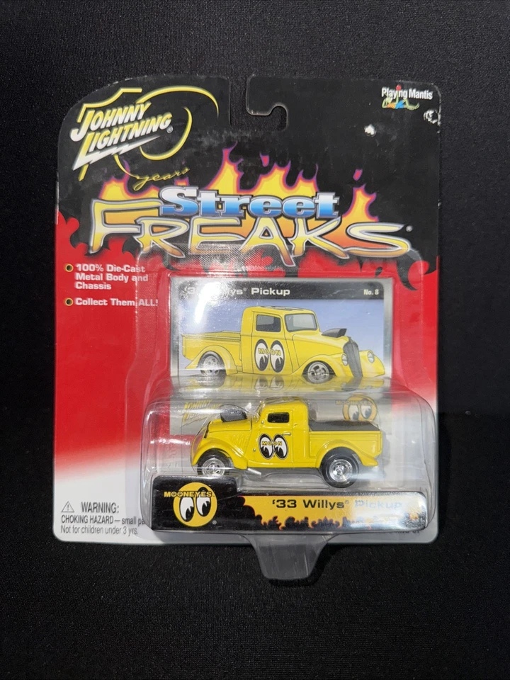 Johnny Lightning Street Freaks '33 Willys Pickup No. 8 Mooneyes J9 Foto 3 de 4