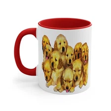 Golden Retriever Puppy Coffee Mug - 11oz Delight