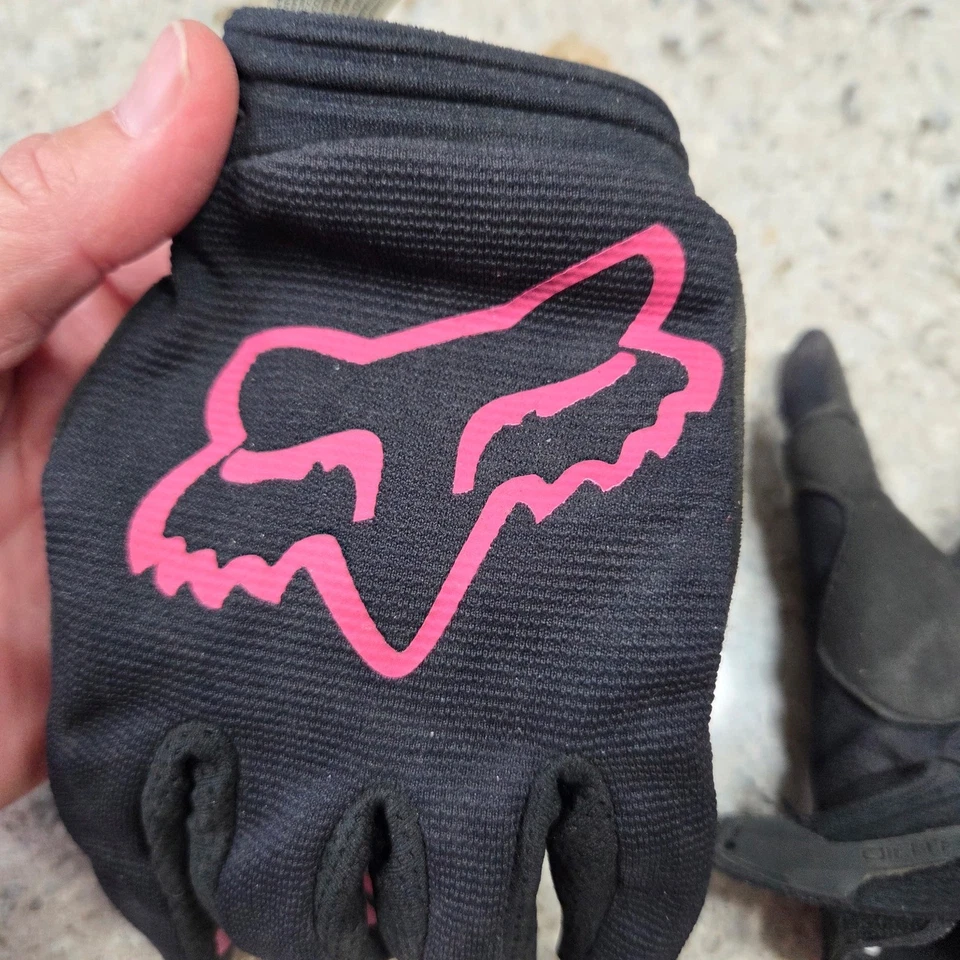 Fox Racing Dirtpaw Gloves Women's Size Small Pink and Black Motocross BMX MTB - Image 2 of 4