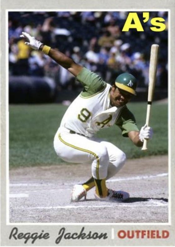 REGGIE JACKSON 70## BUT 5 GET 1 FREE ## or 30% OFF 12 OR MORE