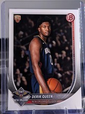 Derik Queen Rookie RC 2025-26 Bowman Basketball Card #13 New Orleans Pelicans