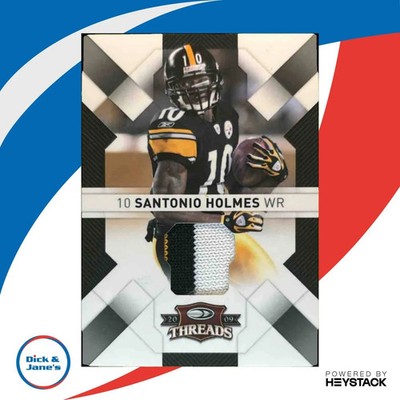 2009 Playoff Absolute Memorabilia Santonio Holmes /50 #78 Pittsburgh Steelers