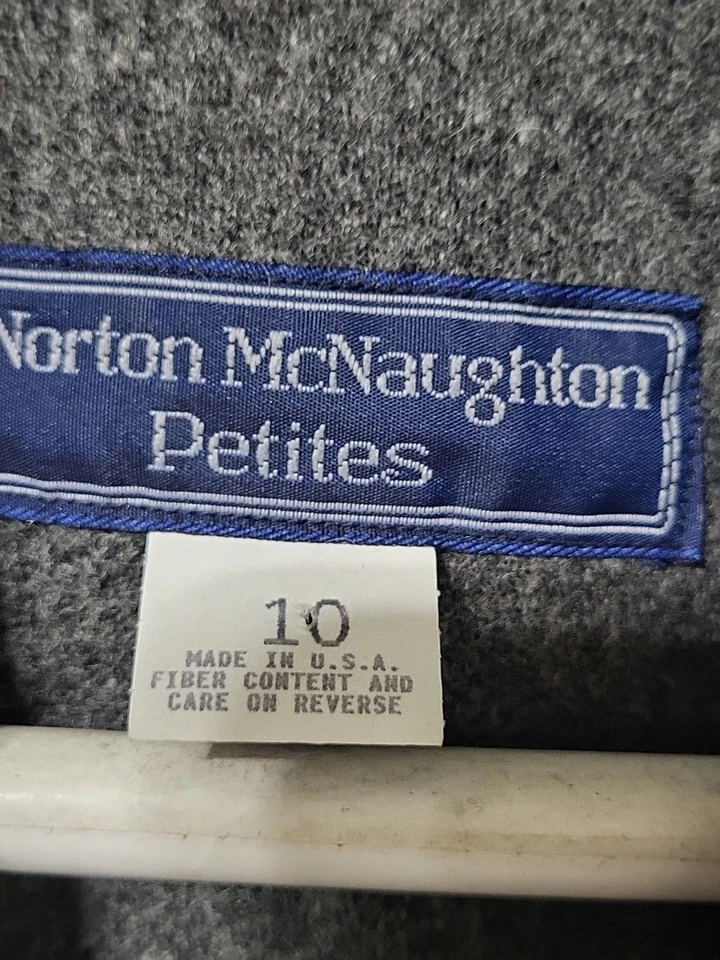 Blazer Norton McNaughton 100 % lana doble botonadura cuello terciopelo aspecto elegante Foto 2 de 4