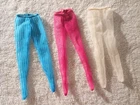 Vtg 70's/80's Barbie Tights Lot Blue Pink White