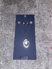 Brand New Matching Silver Necklace And Earrings From Next