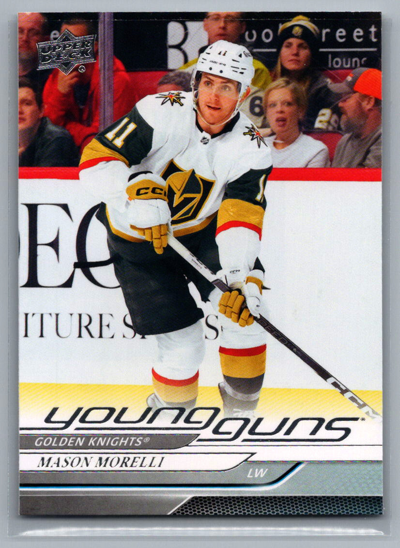 2024-25 Upper Deck Series 1 - Young Guns #205 Mason Morelli (RC) Vegas Knights