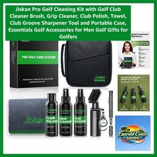 Ultimate Golf Care Kit: Cleaner Brush, Polish, and Groove Sharpener Tools