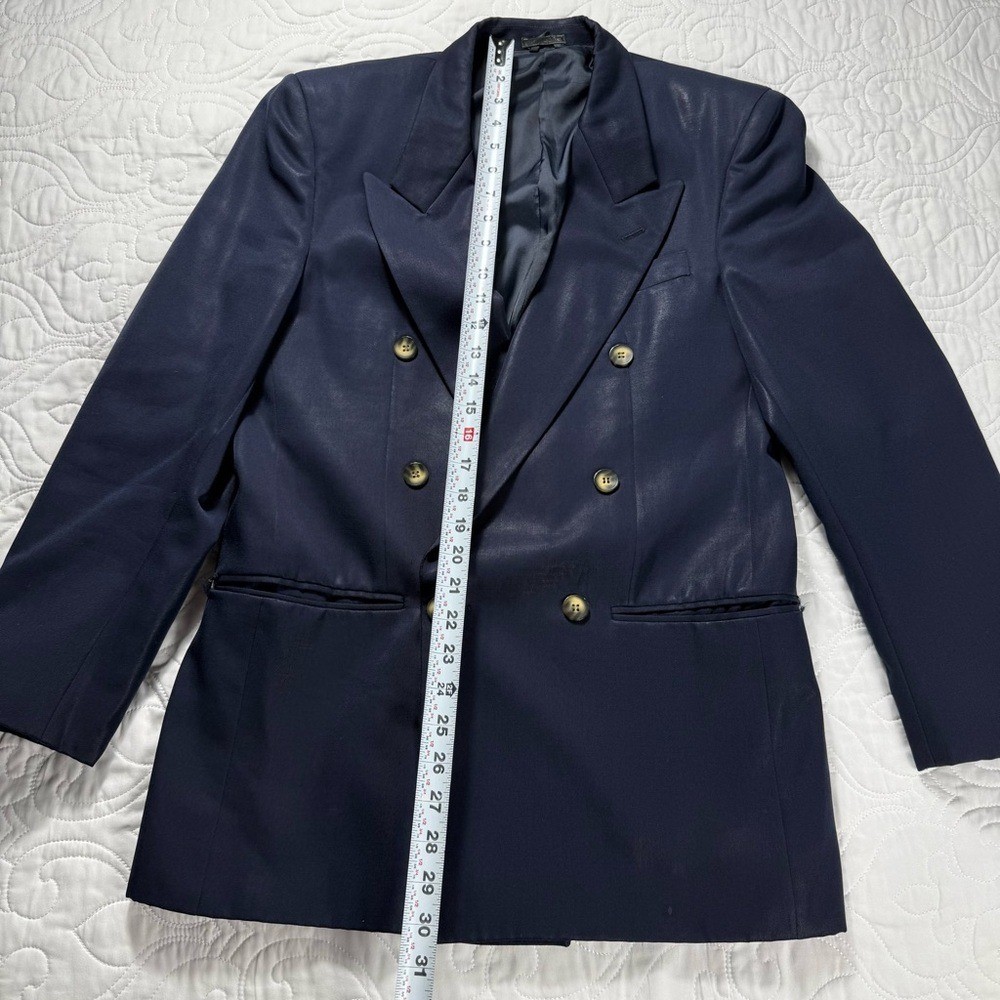 Alberto Borelli Wool Transformable Double Breaste… - image 8