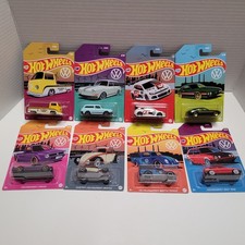 Hot Wheels 2022 Walmart Exclusive Volkswagen Complete Set of 8 Cars