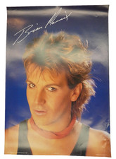 VINTAGE BRIAN MANNIX - UNCANNY X AUSTRLIA PRINT LARGE 80'S ROCK POSTER