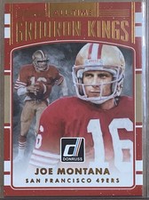 Joe Montana 2016 Donruss - All-Time Gridiron Kings  #11