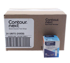 1200 Contour Next Test Strips 24 Boxes of 50 Blood Glucose Diabetes Sugar