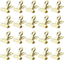 30 Pcs Metal Bulldog Clips, Bull Binder Paper Clips for Tags Shops, Office and H