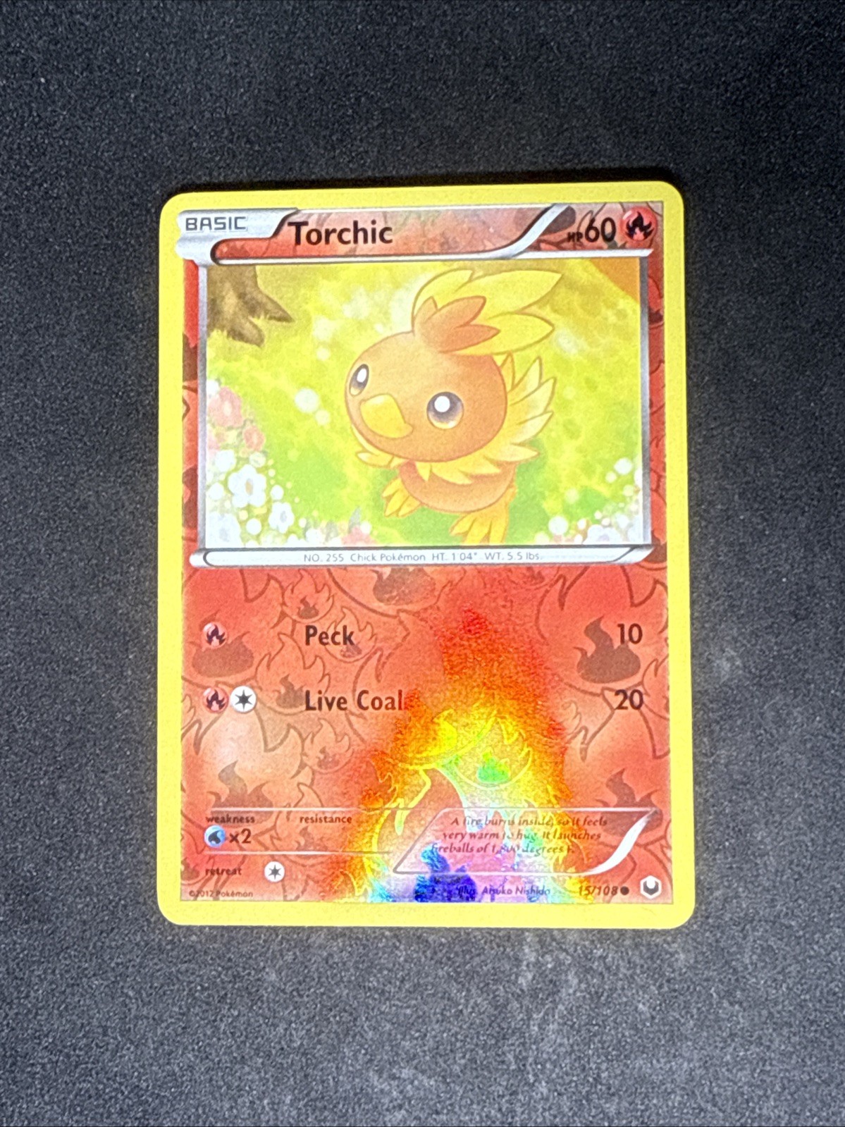 LP Torchic 15/108 Dark Explorers Reverse
