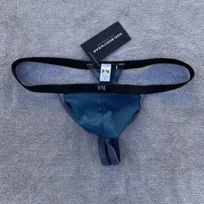 N2N Bodywear Men teal blue sexy ass cotton Thong underwear size M L XL