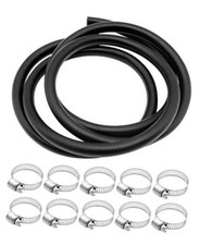 1ST 5/8 Inch 11FT Rubber Heater Hose Coolant Radiator with 10PCS Clamps Length