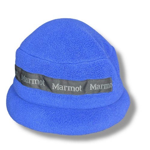 Vintage Marmot Townie Fleece Cap Mütze Beanie Ohrenklappen Stil 1952 USA OS blau - Bild 4 von 14