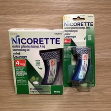 Nicorette 4mg Mini Nicotine Lozenges, Mint, 101 Lozenges, EX: 09/2026