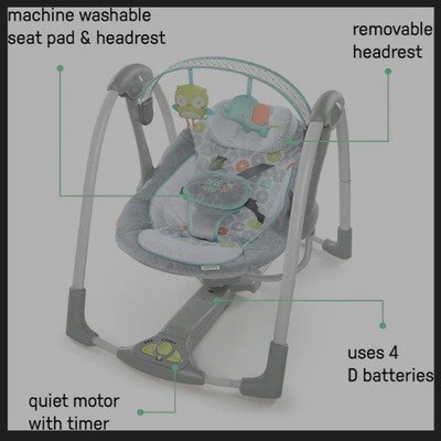 Ingenuity Babyschaukel Swing and Go Portable Swing
