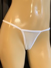 Exotic Dancer Stripper Sheer White Custom Made Small All Sizes Available