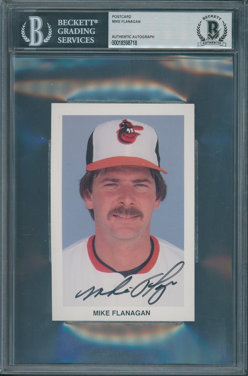 Mike Flanagan Signed Postcard Beckett Authentic Autograph *8718 | eBay