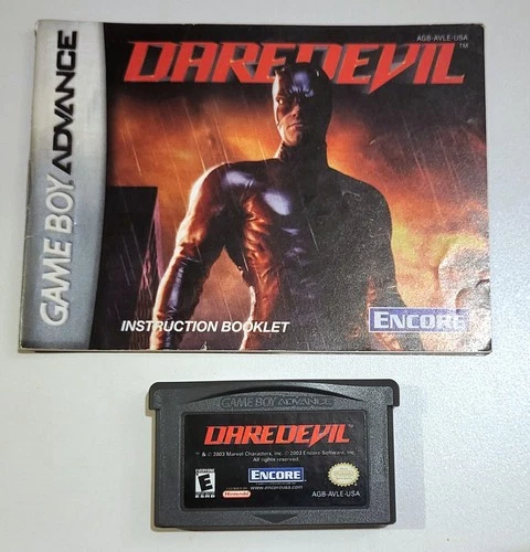 Daredevil Nintendo Game Boy Advance 2003 Instruction Booklet Included, Tested