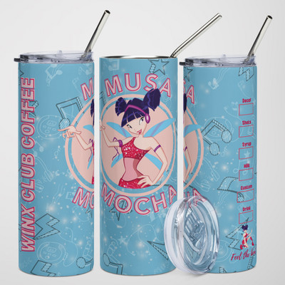 Winx Club Musa Mocha Tumbler 20 oz Gift Idea Coffee Feel the beat