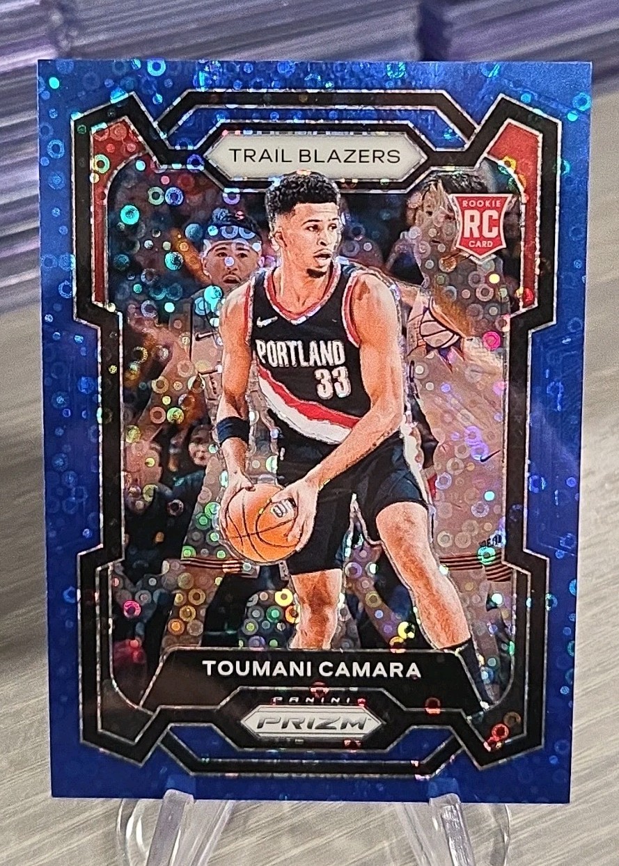 Toumani Camara 2023-24 Panini Prizm Blue Fast Break Prizm /150 Rookie #164