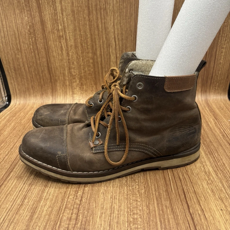 Bota BullBoxer Gelos Puntera Para Hombre Talla 10 Envejecida Cálida Interior Hecha en Portugal Foto 3 de 4